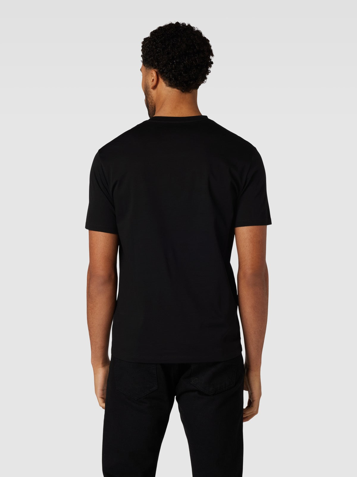 Armani Exchange A|X Logo T-Shirt – Black & Golden